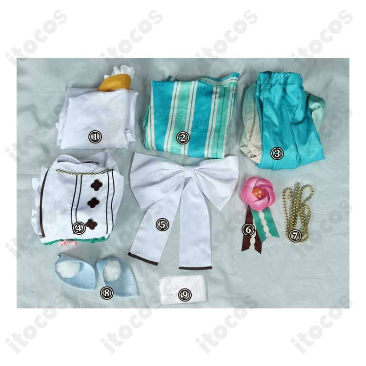 紫之創 恋こい喫茶衣装｜清楚で可憐に再現できるカフェ風フルセットコスプレ - 6枚目の画像