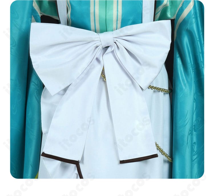 紫之創 恋こい喫茶衣装の背中リボン（蝶結び）の形とボリューム感