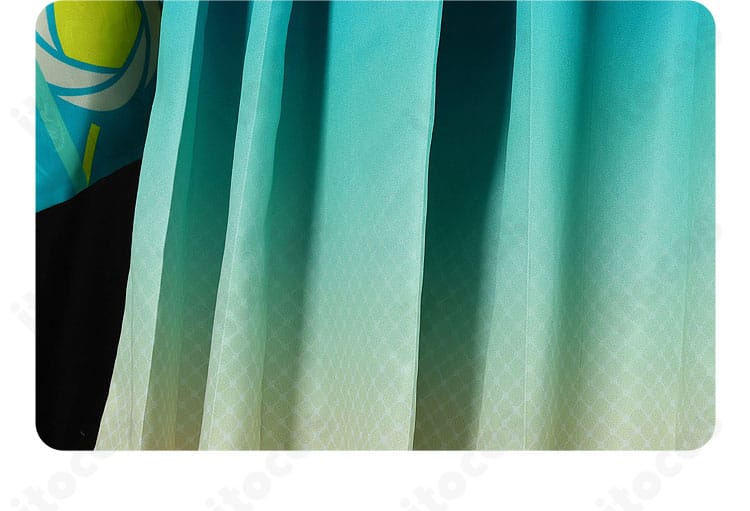 紫之創 恋こい喫茶衣装の裾ディテール。パイピングとステッチの見え方