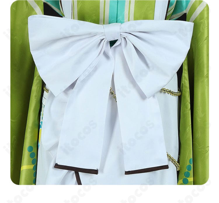 背面の蝶モチーフ装飾の拡大。可憐さを引き立てる天祥院英智 恋こい喫茶衣装。