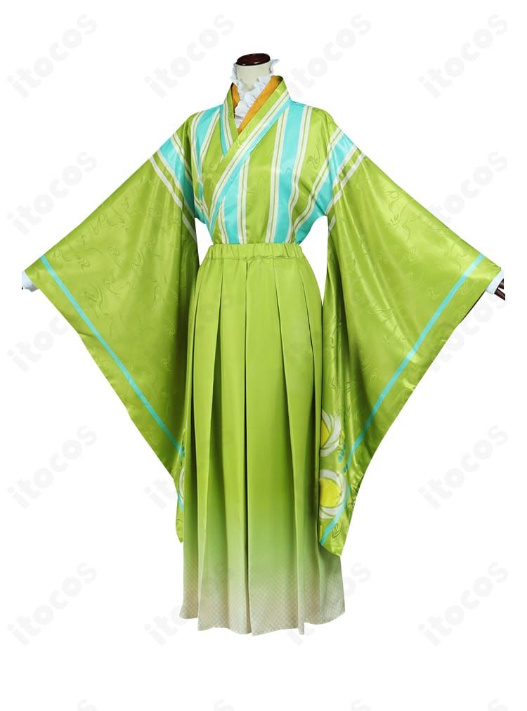 正面の装飾クローズアップ。胸飾りとチェーンが映える上品なデザインの天祥院英智衣装。