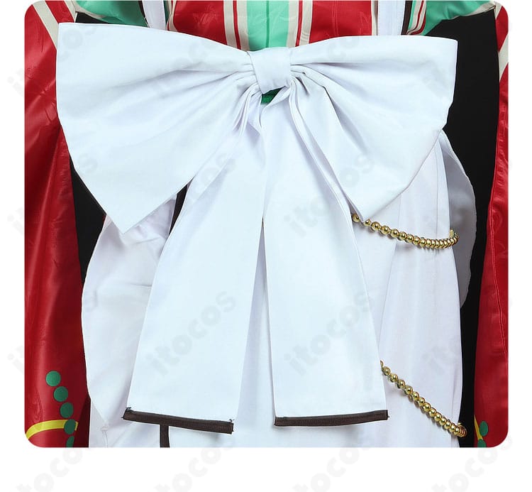 背面の蝶結び装飾アップ。ボリュームのあるリボンが後ろ姿のポイント