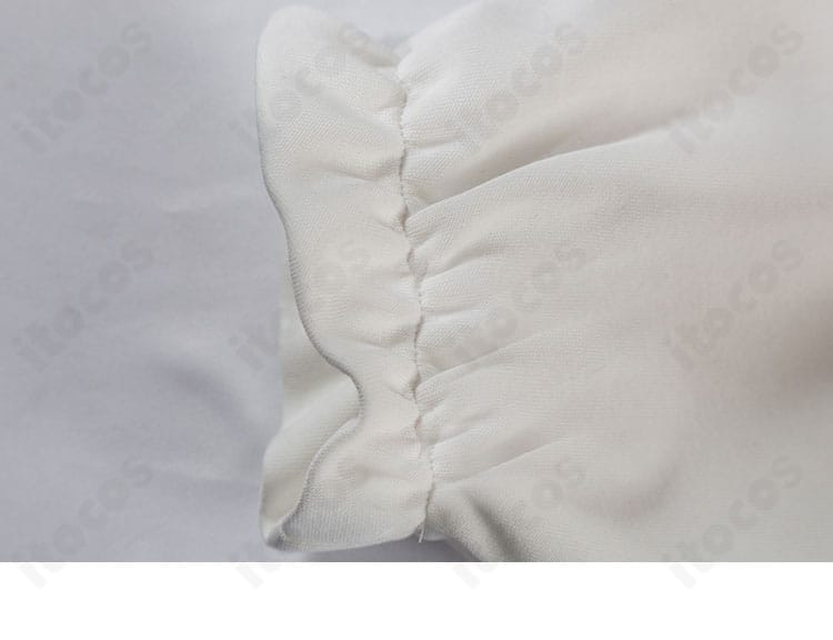 袖口の形状とステッチの詳細