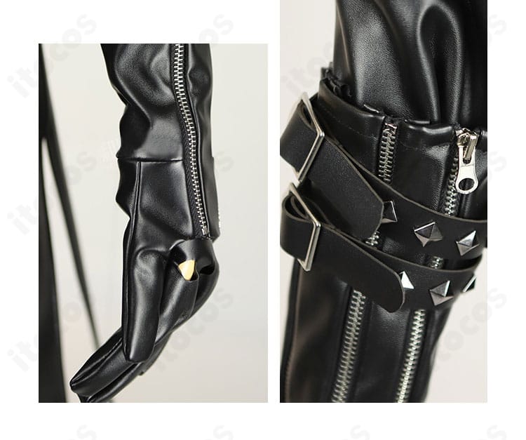 袖口・手袋・腕ベルトのディテールアップ（質感とステッチの見せ方）