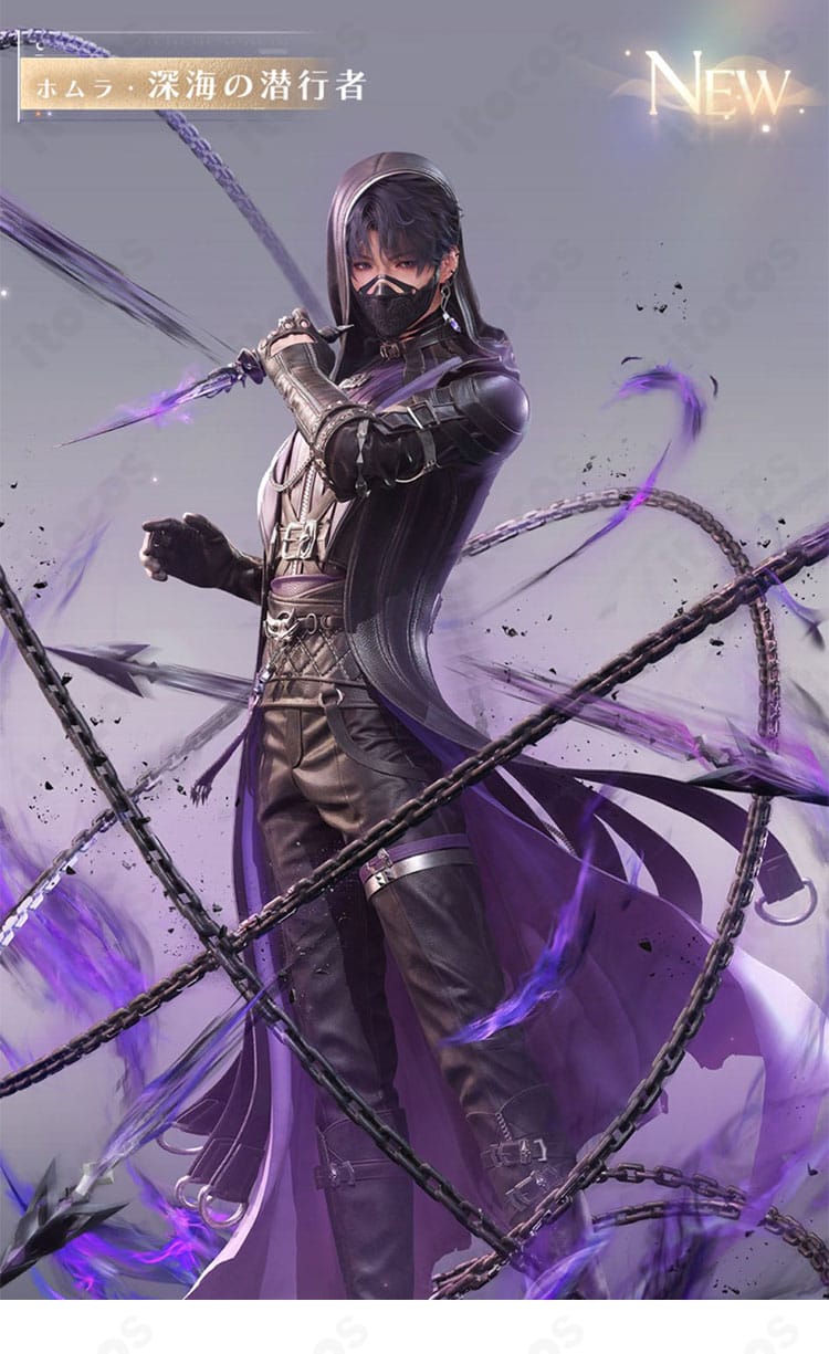 恋と深空 ホムラ 深海の潜行者の公式風ビジュアルを再現したコスプレ完成イメージ