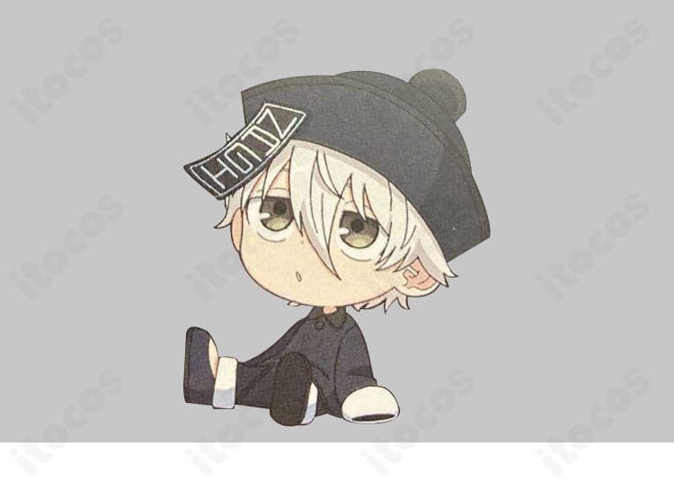 ブルーロック 凪誠士郎のキョンシー衣装を着用した参考イメージ。キャラクターの雰囲気と中華風要素を表現。