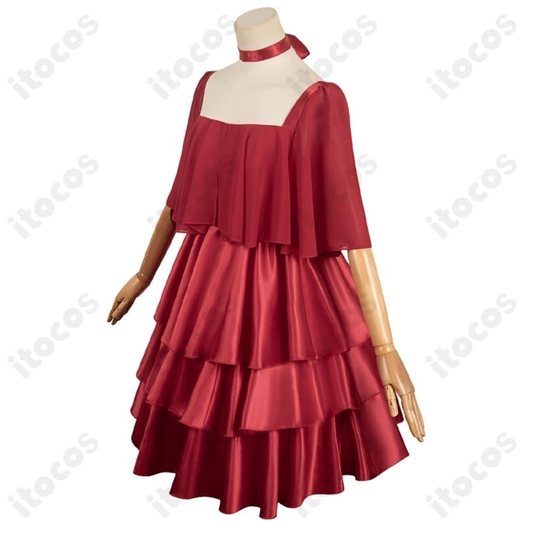 フリーレンの赤いドレスを高再現。撮影会やイベントで映える上品なコスプレ衣装 - 2枚目の画像