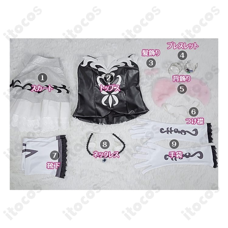 プリパラ 北条そふぃ 太陽のFlare Sherbet／カゴの小鳥 高再現コスプレ衣装 セット充実で撮影映え - 5枚目の画像