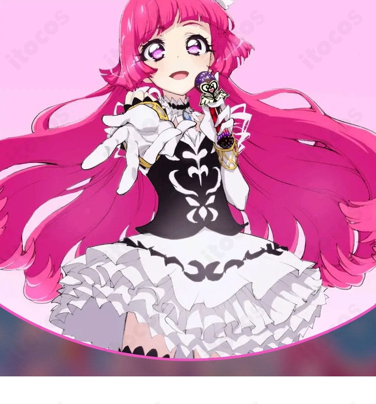 プリパラ 北条そふぃ 太陽のFlare Sherbet／カゴの小鳥の高再現コスプレ衣装を着用した全身イメージ