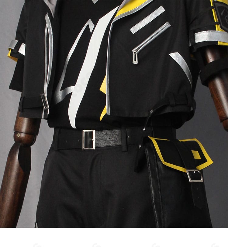 エリオスライジングヒーローズ レオナルド・ライト・Jr 衣装の側面装飾クローズアップ