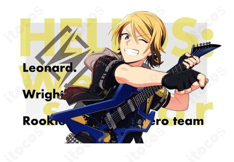 エリオスライジングヒーローズ レオナルド・ライト・Jrの公式イメージに基づくコスプレ衣装イメージ