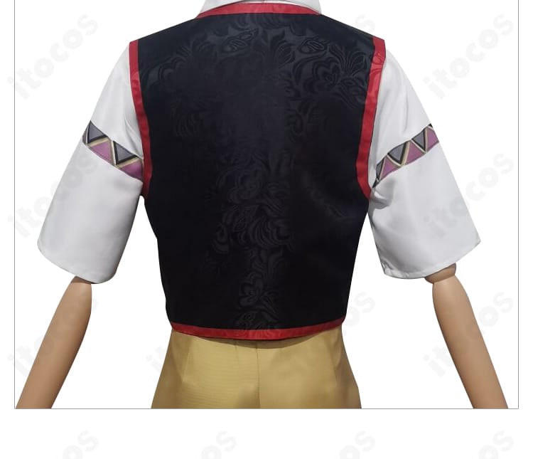 第五人格 人形師 ルイ衣装のサイズ表。S〜XXLの寸法対応を一覧で示したガイド。