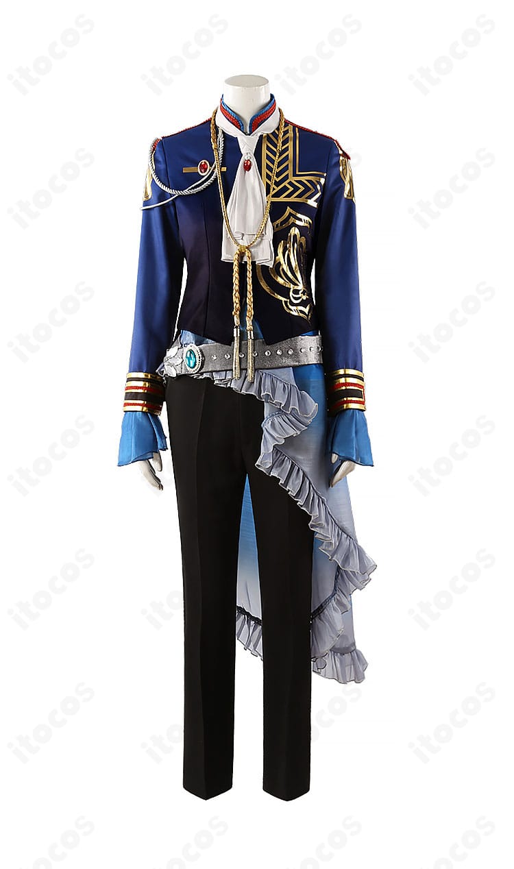 UNDEAD『TRIP』コスプレ衣装の正面全体像。コートとインナー、アクセサリーの配置がわかる高再現デザイン。