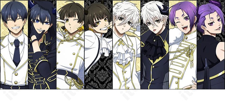 ブルーロック 御影玲王 悪魔コスプレ衣装のキャラクターイメージ。翼と尻尾付きのダークでクールなビジュアル。