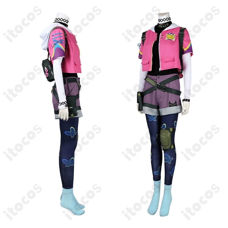 ヴァロラント クローヴ高再現コスプレ衣装セット。軽快な着用感でイベント・撮影に最適 - 2枚目の画像