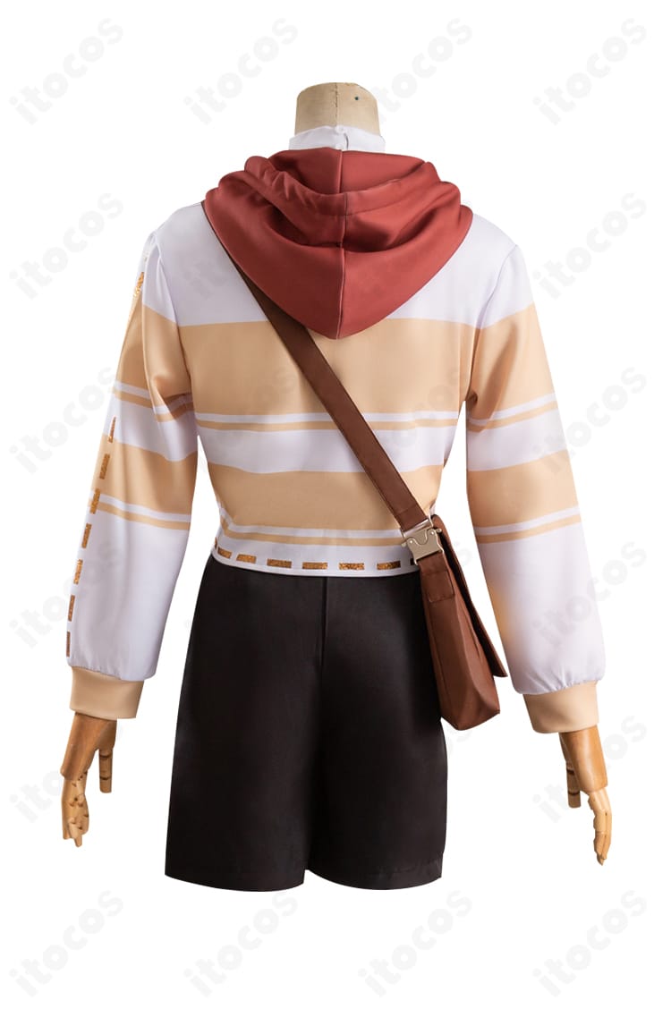 第五人格 ポストマン ローソンコラボ衣装の背面。ヨーク切替と背面シルエットを確認できる。