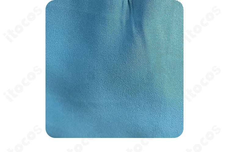 志摩聡介コスプレ衣装の生地感アップ。滑らかな表面感と発色で作品の雰囲気を再現しているテクスチャ写真