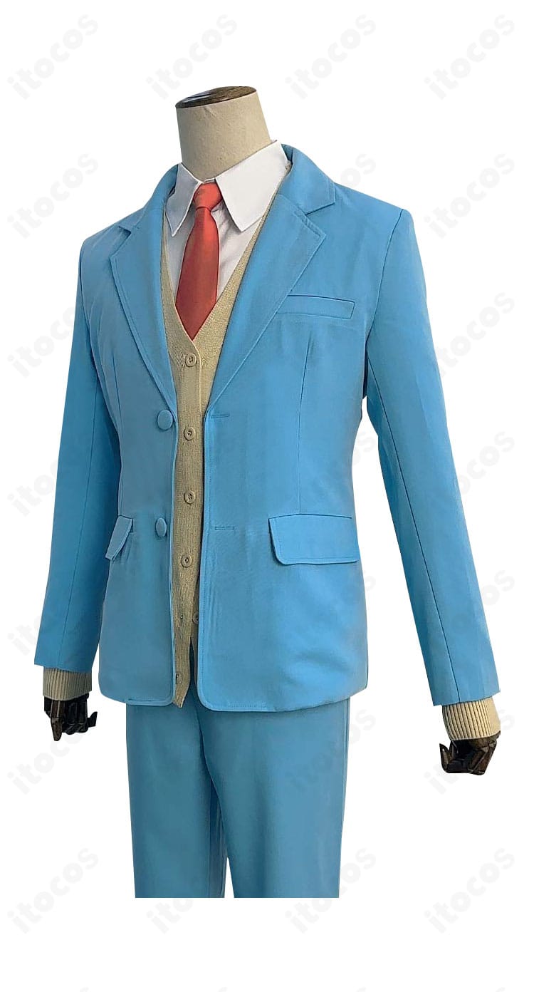 志摩聡介 コスプレ衣装の左側面。肩のラインとポケット位置、全体バランスを確認できる画像