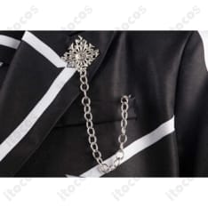 ヴァンパイア騎士 錐生零 学園制服コスプレ衣装。高再現の黒コートで撮影映え、イベントも快適 - 4枚目の画像（サムネイル）