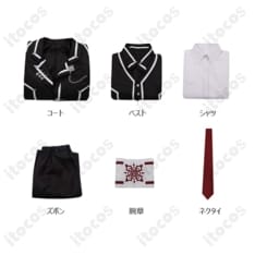 ヴァンパイア騎士 錐生零 学園制服コスプレ衣装。高再現の黒コートで撮影映え、イベントも快適 - 5枚目の画像（サムネイル）