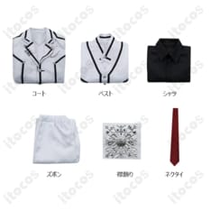 ヴァンパイア騎士 玖蘭枢 夜間部男子制服コスプレ 高再現で端正なシルエット、撮影とイベントに最適 - 5枚目の画像（サムネイル）