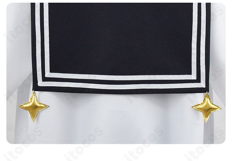 披肩パーツの装飾ディテール。阿古屋真珠（ロコムジカ）衣装の背面アクセントを高解像で表現。