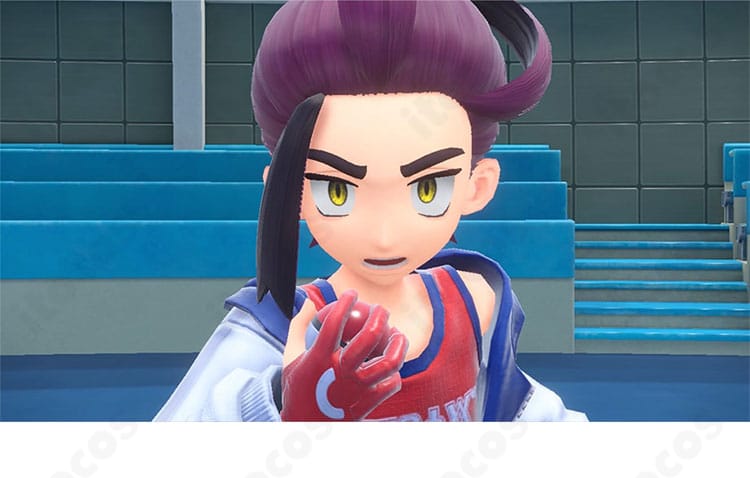 スグリ（藍の円盤）の公式イメージを参照した学園制服コスプレの雰囲気がわかるキャラクターイメージ案内