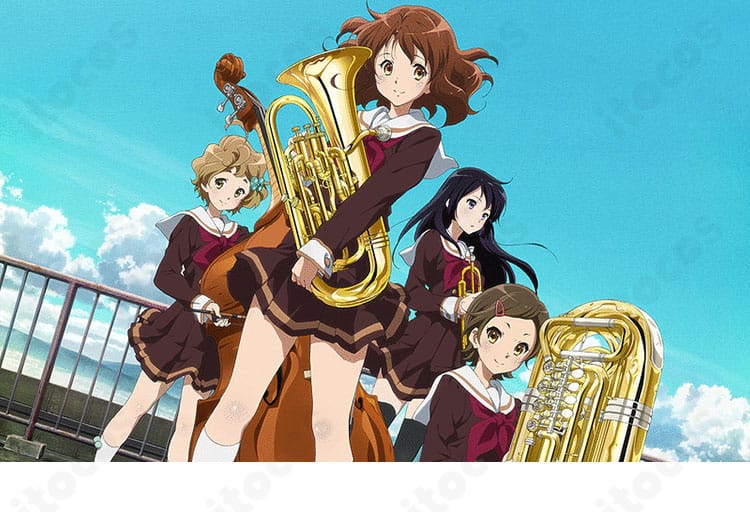 『響け！ユーフォニアム』黄前久美子の北宇治高校制服コスプレ一式。吹奏楽部の制服意匠を高再現したキャラクターイメージ画像。