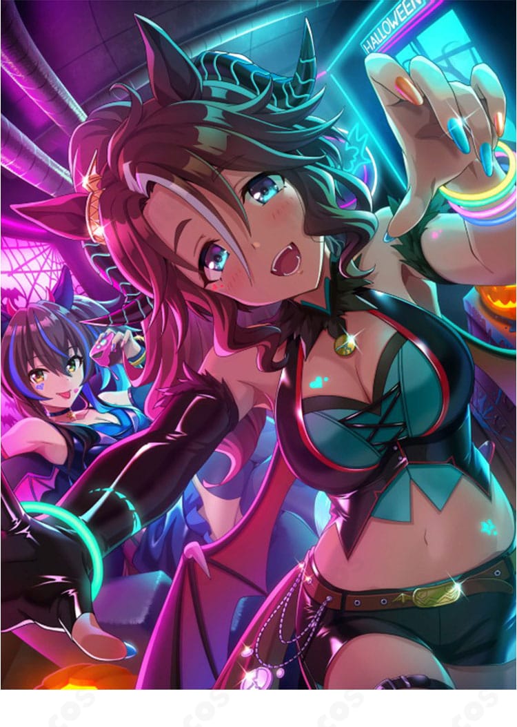 メジロパーマー「月下の悪魔ちゃん♪」を再現したコスプレ衣装のキャラクター参考イメージ