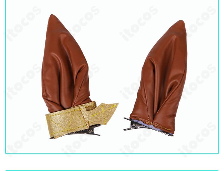 メジロパーマー コスプレ衣装 耳飾りの詳細（形状とバランス）