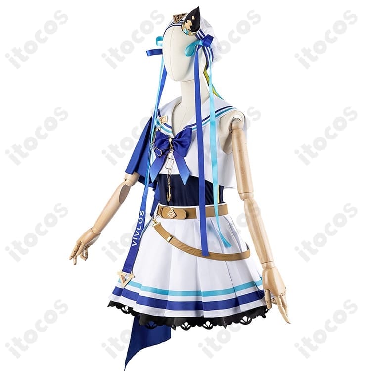 ウマ娘 ヴィブロス 勝負服コスプレ 高再現で撮影映え、イベントも快適な一着 - 4枚目の画像