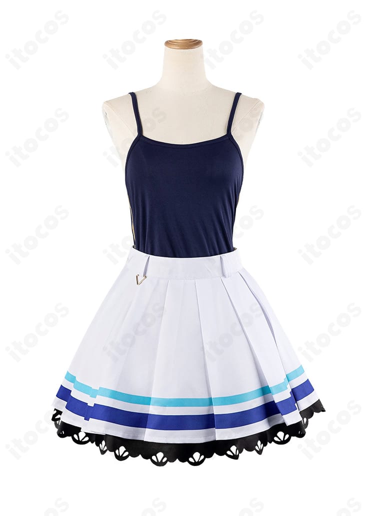 ヴィブロス勝負服のインナーベスト正面詳細。フィット感とフロントの縫製ラインが分かる。