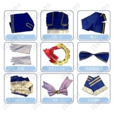 プリパラ 真中らぁら コスプレ衣装 高再現で可動しやすい設計、イベントや撮影会に最適 - 4枚目の画像（サムネイル）