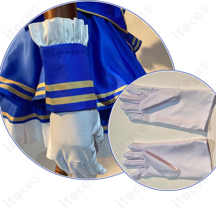 プリパラ 真中らぁら コスプレ衣装の手袋アクセサリー詳細。クラシックな雰囲気で手元の表情を上品に演出。