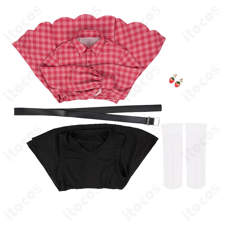 宵崎奏『カトラリー』衣装 セット内容一覧（ワンピース、ジャンスカ、ベルト、耳飾り、靴下）