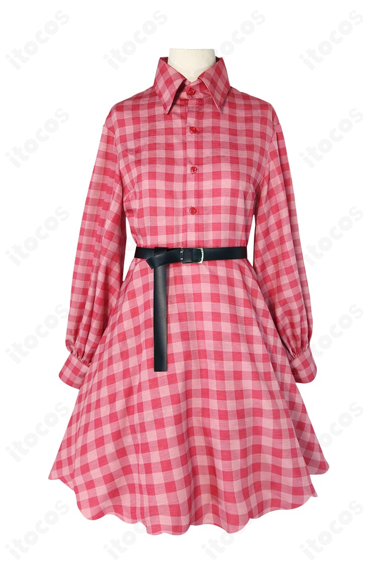 宵崎奏『カトラリー』衣装 赤いチェック柄インナーの内側ディテール