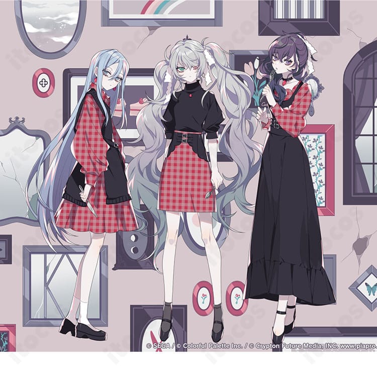 宵崎奏『カトラリー』コスプレ衣装の全身イメージ（25時、ナイトコードで。× 初音ミク）