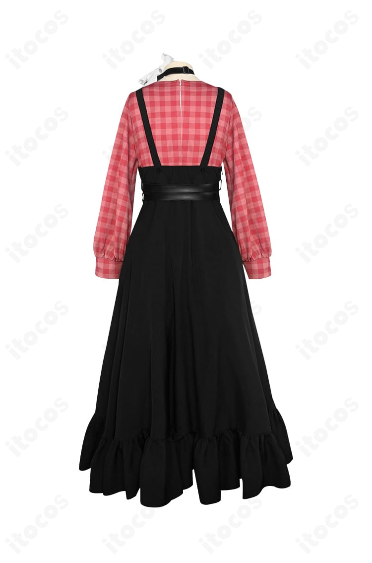 朝比奈まふゆ コスプレ衣装の背面。シルエットと後ろ姿のバランスを示すバックビュー。