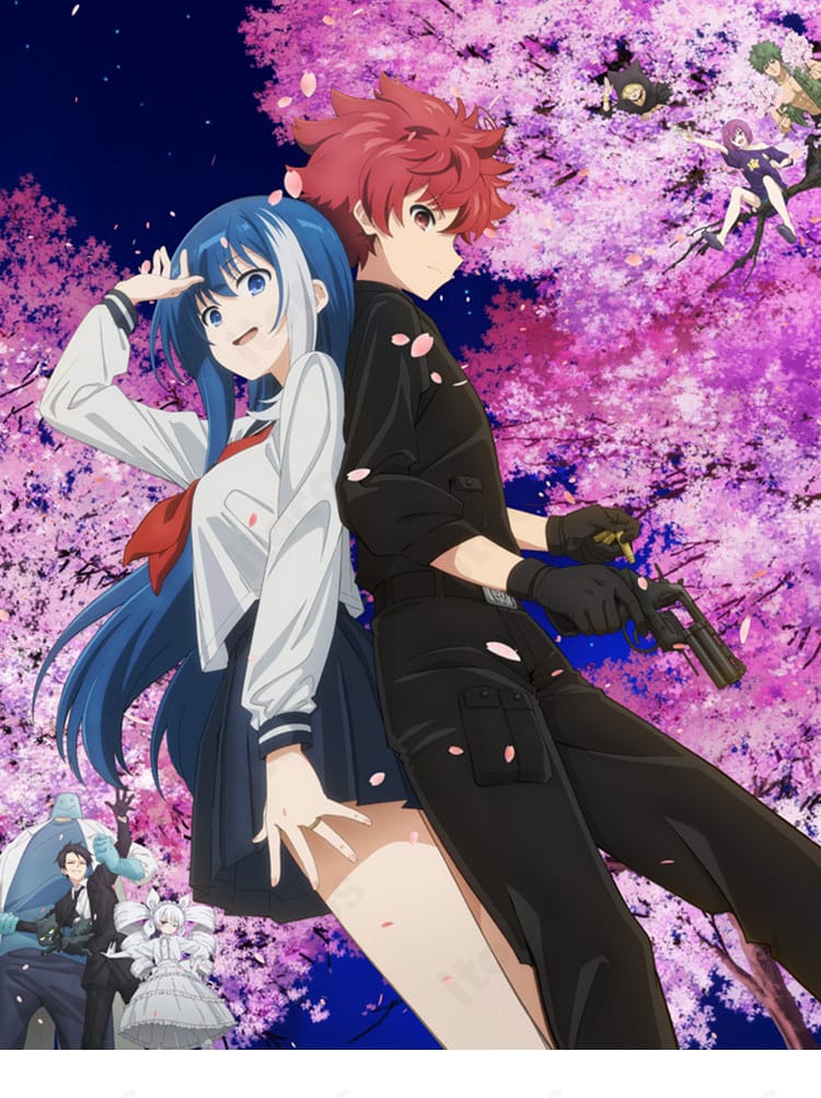 夜桜六美の公式イメージに基づくセーラー服コスプレ一式の参考図版。高忠実度再現の全体イメージ。