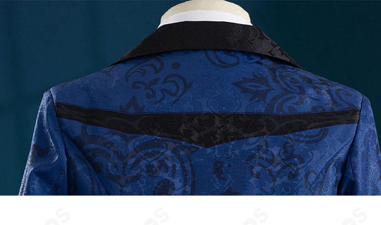 第五人格 隠者（アルヴァ・ロレンツ）コスプレ衣装 肩まわり背面の縫製ディテール。ヨークのライン