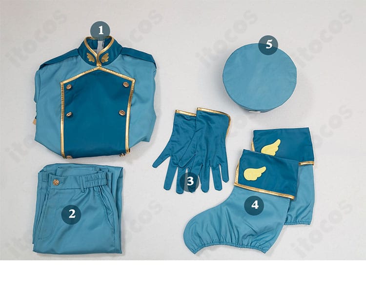 セット内容一覧：上着・ズボン・手袋・靴カバー・帽子が揃ったフルセット確認画像