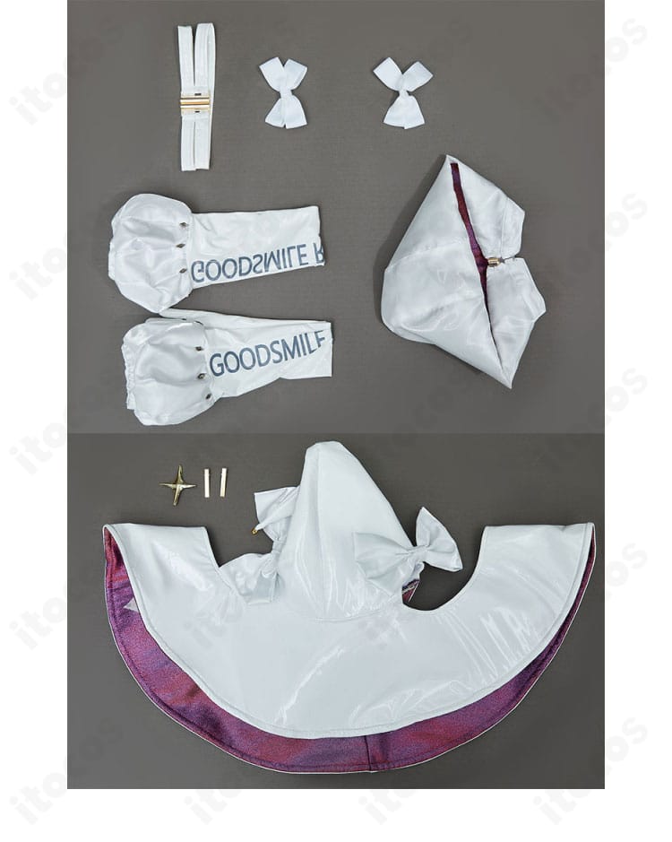 付属アクセサリー内容の詳細。各飾りパーツの形状と数量を分かりやすく配置。