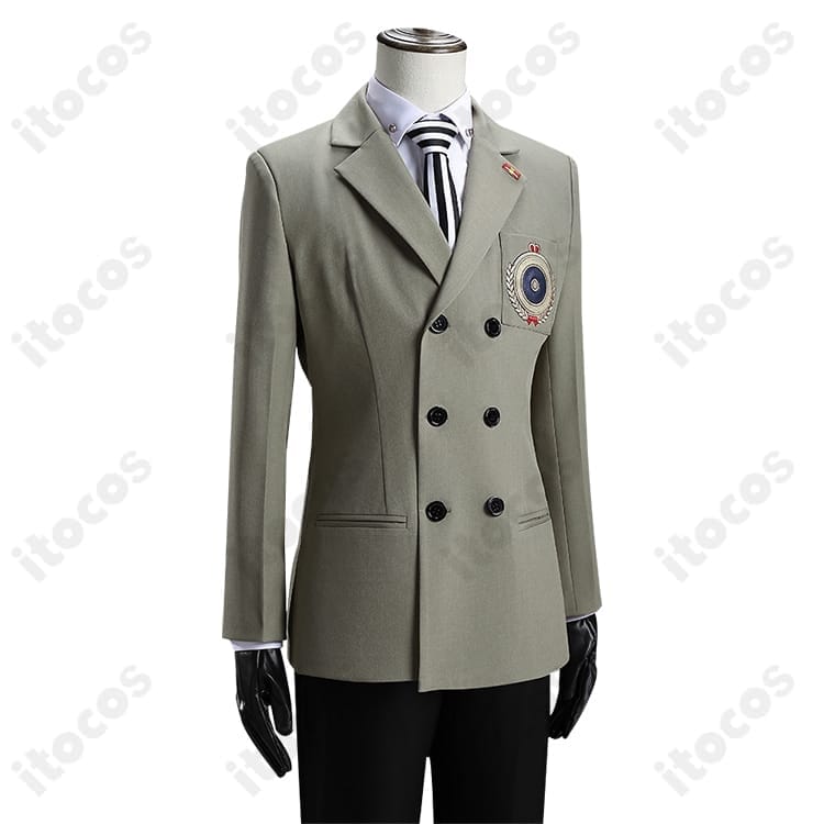 ペルソナ5 明智吾郎 コスプレ制服 高再現の細身シルエットで上品に映える一式セット - 2枚目の画像