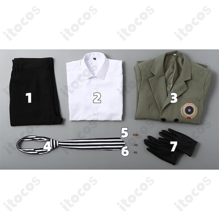 ペルソナ5 明智吾郎 コスプレ制服 高再現の細身シルエットで上品に映える一式セット - 7枚目の画像