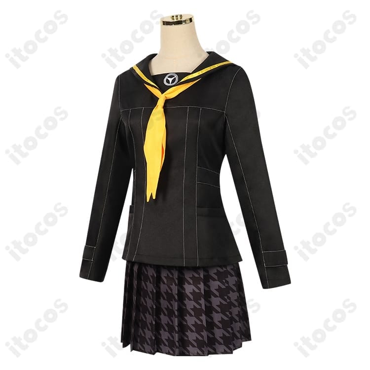 ペルソナ4・久慈川りせ 八十神高校女子制服コスプレ 高再現で撮影映え、イベントも快適 - 2枚目の画像