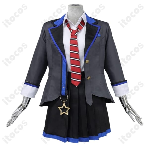 プロジェクトセカイ 星乃一歌 ユニット衣装 制服 高再現で撮影映え、イベントも快適なセット