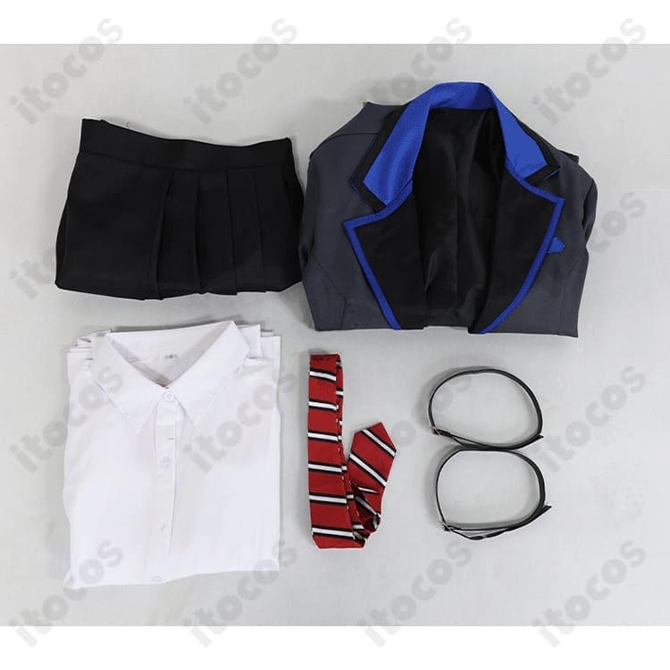 プロジェクトセカイ 星乃一歌 ユニット衣装 制服 高再現で撮影映え、イベントも快適なセット - 4枚目の画像