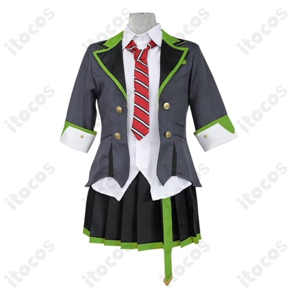 プロジェクトセカイ 日野森志歩 コスプレ衣装 Leo/need制服 高再現で快適、イベント撮影に最適