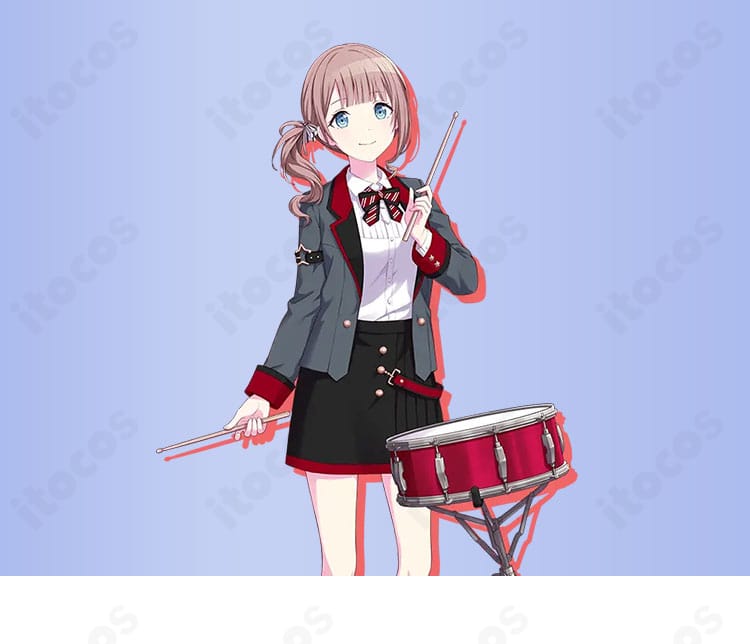 望月穂波のユニット衣装コスプレ一式。ゲーム内イメージを踏まえた配色とディテールでキャラクターの雰囲気を再現。