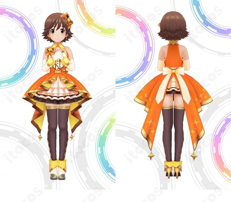 本田未央 ステージオブマジック衣装のキャラクター参考イメージ